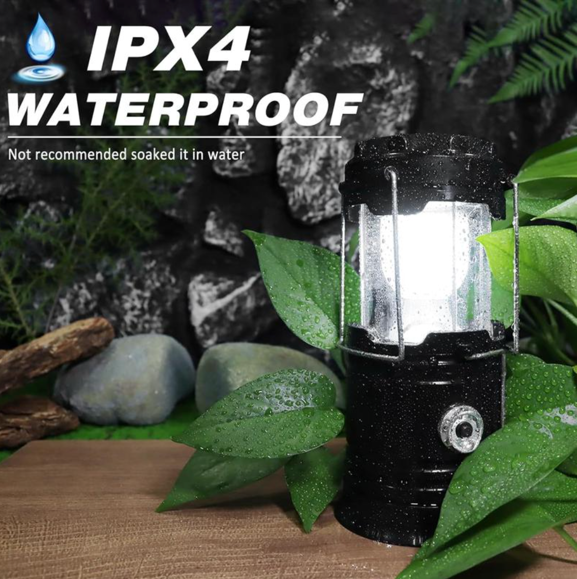 Solar Camping Lantern – Rechargeable Emergency & Outdoor Light