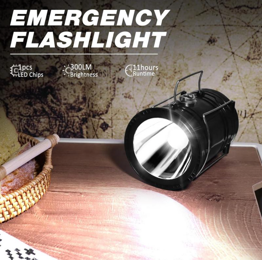Solar Camping Lantern – Rechargeable Emergency & Outdoor Light